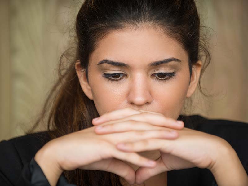 Image of a woman suffering from Anxiety