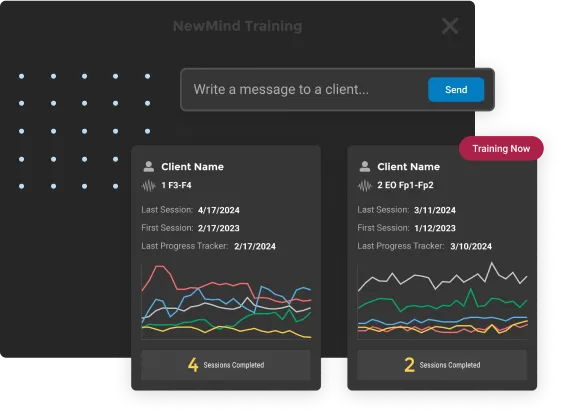 Image of a Neurofeedback client report