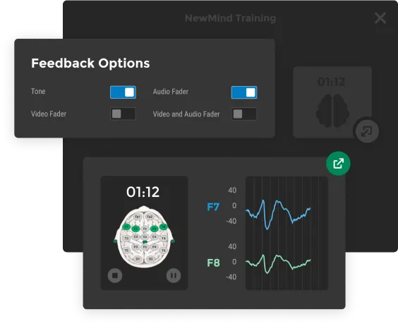 Image of a Neurofeedback Software Report