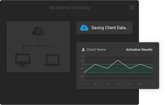 Image of a Neurofeedback report