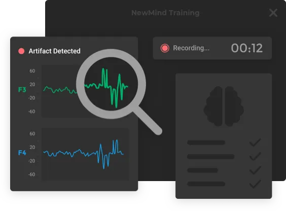 Image of a Neurofeedback report